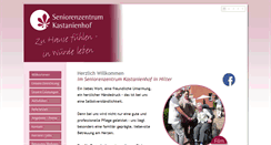 Desktop Screenshot of kastanienhof-hilter.de